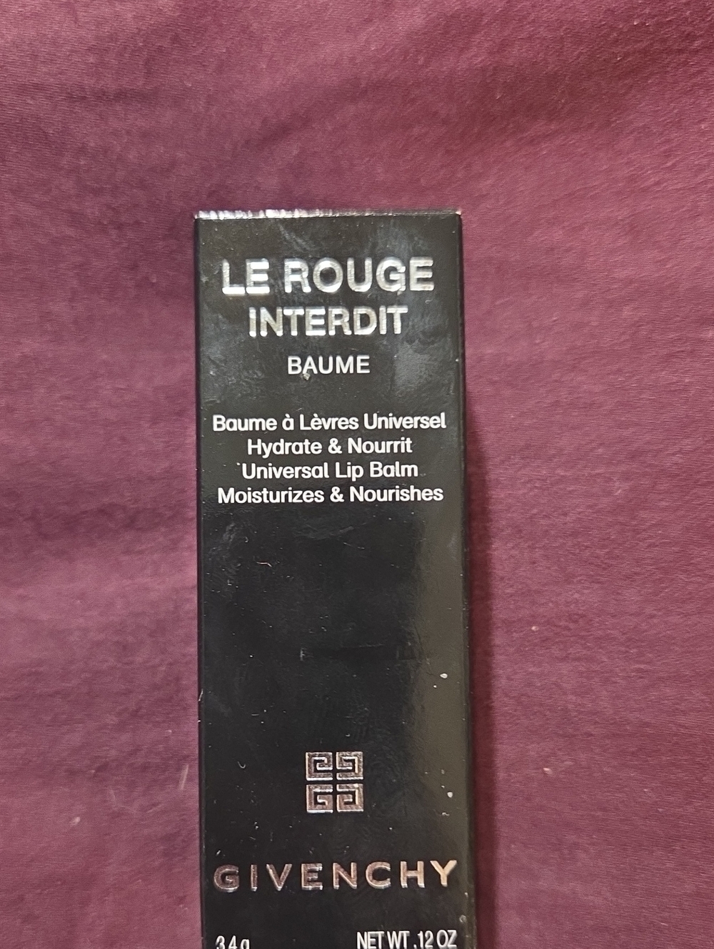 Givenchy Le Rouge Interdit Baume Universal Lip Balm - Plum